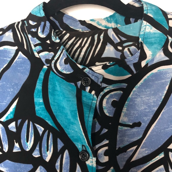 Floral Leaf Blouse - Picture 2 of 4